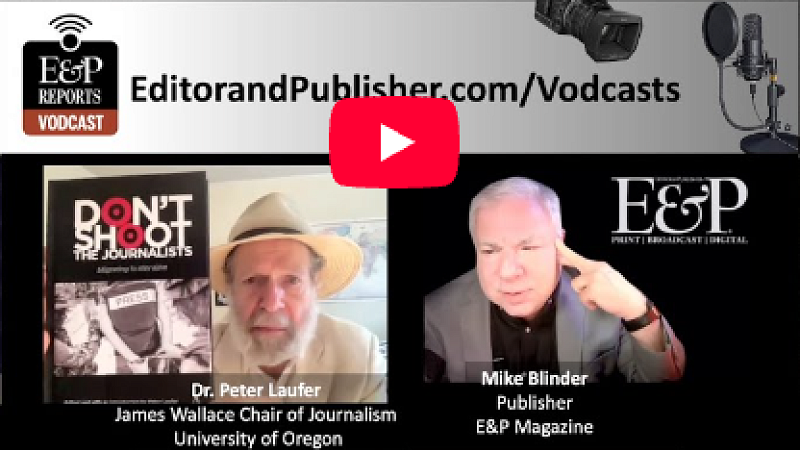 Peter Laufer was interviewed on the Editor & Publisher Report vodcast. 