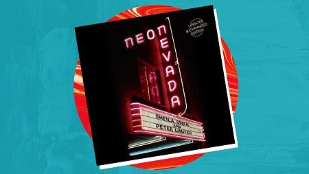 Book cover of Neon Nevada by Sheila Swan and Peter Laufer