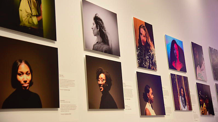 An art exhibit in the Black Cultural Center during last year's Soul2Soul event, which will be held online this year on Feb. 1.